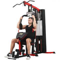 Multifunctional Home Gym System Full Body Workout Station 330lb Weight Workout