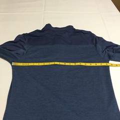 Columbia Quarter Zip Pullover Shirt Mens XS Blue Long Sleeve Performance