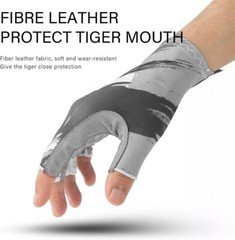 UPF50+ Fishing Gloves UV Sun Protection Gloves Fingerless Gloves for Men Women