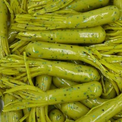 6 pk. 3.5&Prime; Salt Tubes Soft Plastic Bass Fishing Baits Color Choice