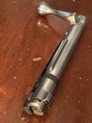 Polished 98K K98 7.92x57mm Mauser Bolt Bent , For Sniper Scope With Extractor
