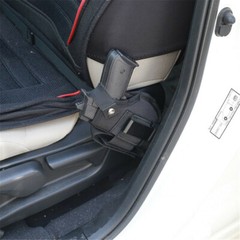 Vehicle Mount Car Truck Ambidextrous Concealed Carry Gun Holster with 2 Straps