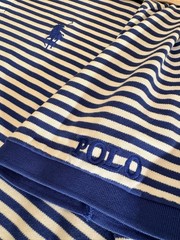 RL POLO GOLF Men’s XXL Blue Stripe Cotton And Elastane Pro Fit Shirt