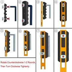 Aluminum Ultra Thin Rail Section Adapter 3/7/9/13 Slots for M-lok Picatinny Rail