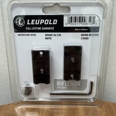 LEUPOLD Rifleman Savage 10-110 Round Receiver Matte 2-Piece Scope Bases (170385)