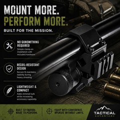 Trinity tactical mount for rock island all generations 12 gauge pump hunting hom
