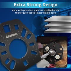 Stainless Steel Pinion Yoke Wrench Tool – Loosens Flange & Nuts, Fits Most Socke