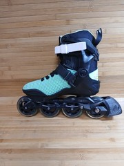 Powerslide Phuzion Xenon Arctic 80 Inline Skates Black Green Men 6 Women 7 UK 38