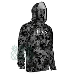 Men&rsquo;s Hooded Fishing Shirt UPF 50+ Sun Protection Quick Dry Long Sleeve Outdoor