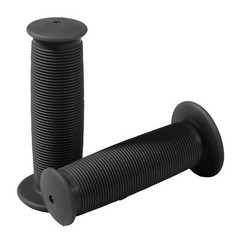 Pair Black Motorcycle Scooter Bicycle Anti-Slip Soft Rubber Handlebar Hand Grips