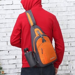 AmHoo Sling Backpack Chest Shoudler Large 18 x 10.6 x 4.7 Inch, Orange