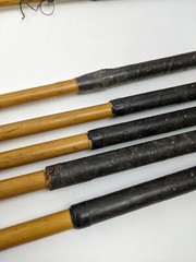 Vintage Antique Bristol Sam Parks Jr Golf Club Set Plastic Coated Steel Shafts
