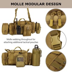 Military Tactical Fishing Camping Pouch Outdoor Waist Bag Climbing Shoulder Bags
