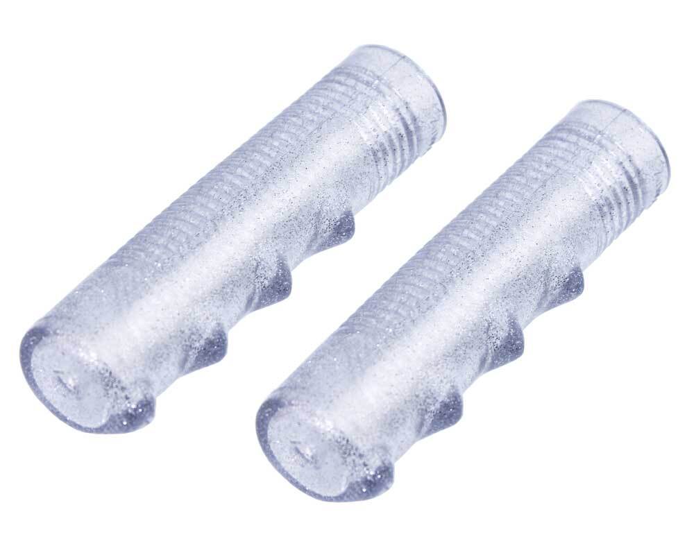 SPARKLE Clear Bicycle Handlebar Glitter Vintage Lowrider Cruiser Bike Grips.