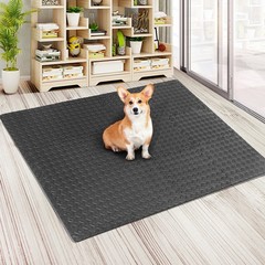 12pcs Puzzle Exercise Mat EVA Interlocking Foam Floor Tiles for Home Gym Workout