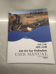 ZOHAN Electronic Shooting Ear Protection Earmuffs NRR 23dB Camo