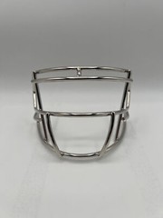 Chrome Mini Helmet Metal Facemasks Riddell CLIPS INCLUDED!