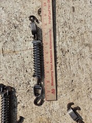 Lot Of (12) T-Bar JC Conner Style Trapping Shock Springs With Swivels