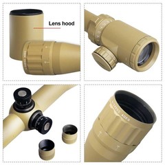 6-24x50AOEG Hunting Red Green Dual illuminated Mil-dot Adjustable Optical Scope