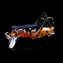5PCS 3.5cm/3g Insect Locust Fishing Lure Crankbait Bass Grasshopper Bait Tackle
