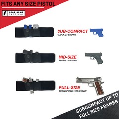 Belly Band Holster for Concealed Carry by Bear Armz Tactical | S&W Glock Sig
