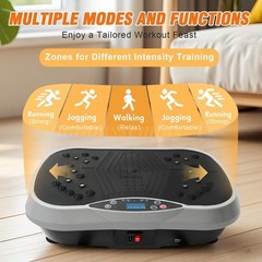 Vibration Plate-200 Speeds,10 Modes,5 bands,330lb-Home Fitness,Weight Loss