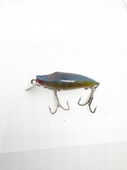 Unknown Vintage 2.5” River Runt Style Lure Unmarked Blue/gray Scale