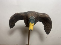 miniature flying mallard drake decoy sculpture vintage unknown