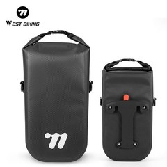 WEST BIKING Bike Front Fork Bag Waterproof Reflective Cycling Bike Bag 5.5L