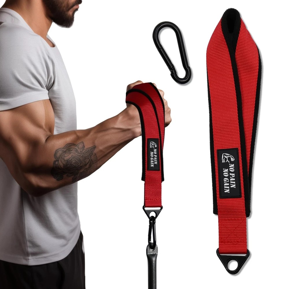 Arm Wrestling Training Strap Belt Hand Grip Arm Finger Forearm Exerciser Stre…