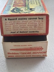 VIntage Genuine Heddon Spook Sinket River-Runt Fishing Lure, in box