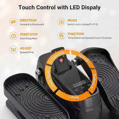 Under Desk Elliptical Machine Electric Leg Exerciser for Seniors Home Use with