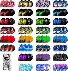 Dart Flights Replacement Plastic 90pcs Standard for Steel Soft Tip Games