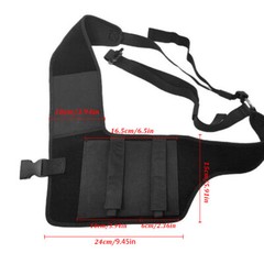 Universal Shoulder Gun Holster Concealed Carry Adjustable Chest Pistols Holster