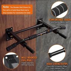 Pull up Bar Wall Mounted – Multifunctional Wall Mounted Pull up Bar for Home Gym