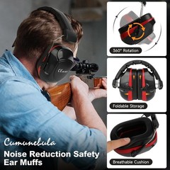 Ear Protection for Shooting Noise Cancelling Ear Muffs for Mowing, Construction