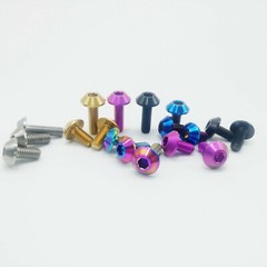 M6X12 M6X15 M6X20 M6X25 Titanium Bike Motorcycle Allen Button Head Bolt Ti Screw