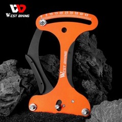WEST BIKING Bike Spoke Tension Meter Measure Bicycle Wheel Repair Tool Orange