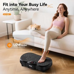 Vibration Plate Exercise Machine 120 Speed Levels 9 Workout Modes Weight Loss
