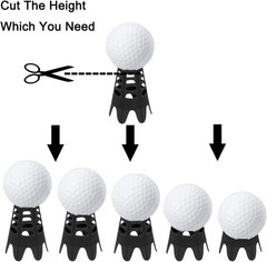 Versatile 20-Piece Golf Tees for Driving Range & Home Use – Durable & Adjustable