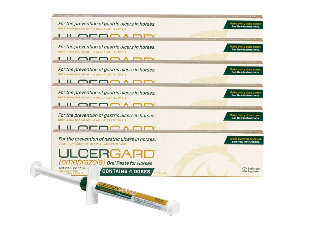 UlcerGard Oral Paste for Horses EQUINE + ☆ NEW (6 Pack) exp 2028 +