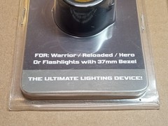 2 Green Flashlight Filters For Warrior, Reloaded, Hero Flashlights 37mm Bezel