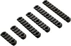 6 Pcs Hunting scope mount Picatinny Rails rail Section for m-lok rail