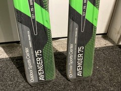 NORDICA AVENGER 75 SKIS 160 CM WITH NORDICA ADU BINDING Plates Green READ
