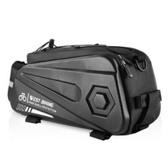 WEST BIKING Waterproof MTB Bike Pannier Bag Bicycle Rear Rack Pack Carrier Bag