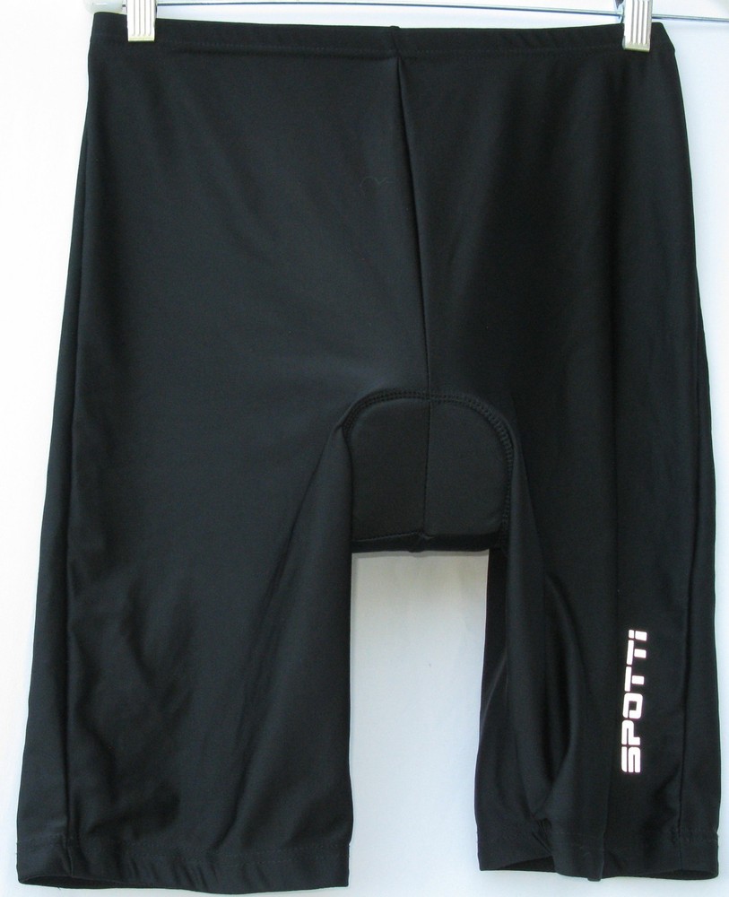 Spotti nylon/polyester/elastane blend black cycling shorts men&rsquo;s size XL