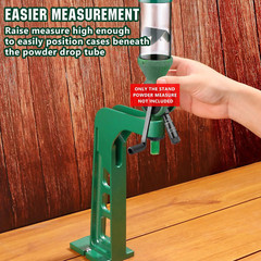 Powder Measure Stand, Professional Grade 7/8&Prime;-14 Thread Powder Measure Stand, Re