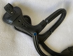 STUBBEN Lightly Used FULL Horse BLACK Padded Leather Freedom Ergonomic BRIDLE