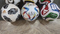 Adidas Official Fifa World Cup Match Soccer Ball History Set 1970-2026 Size 5