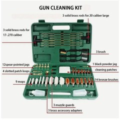 New Universal Gun Rifle Pistol Handgun Shotgun Firearm Cleaning Kit Set w/Case